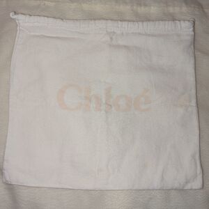 Chloé Dust Storage Bag 12” X 11” Cream EUC